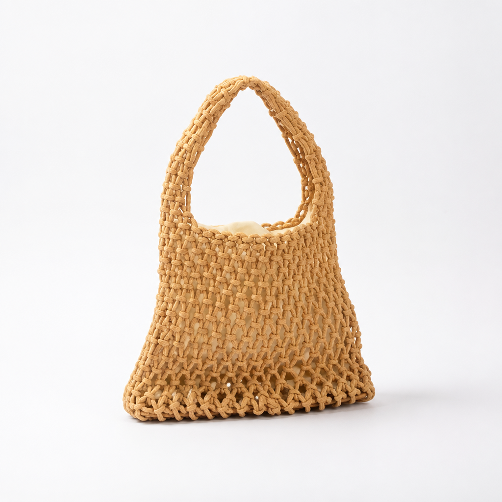 Handwoven Natural Kalsten Tote Bag