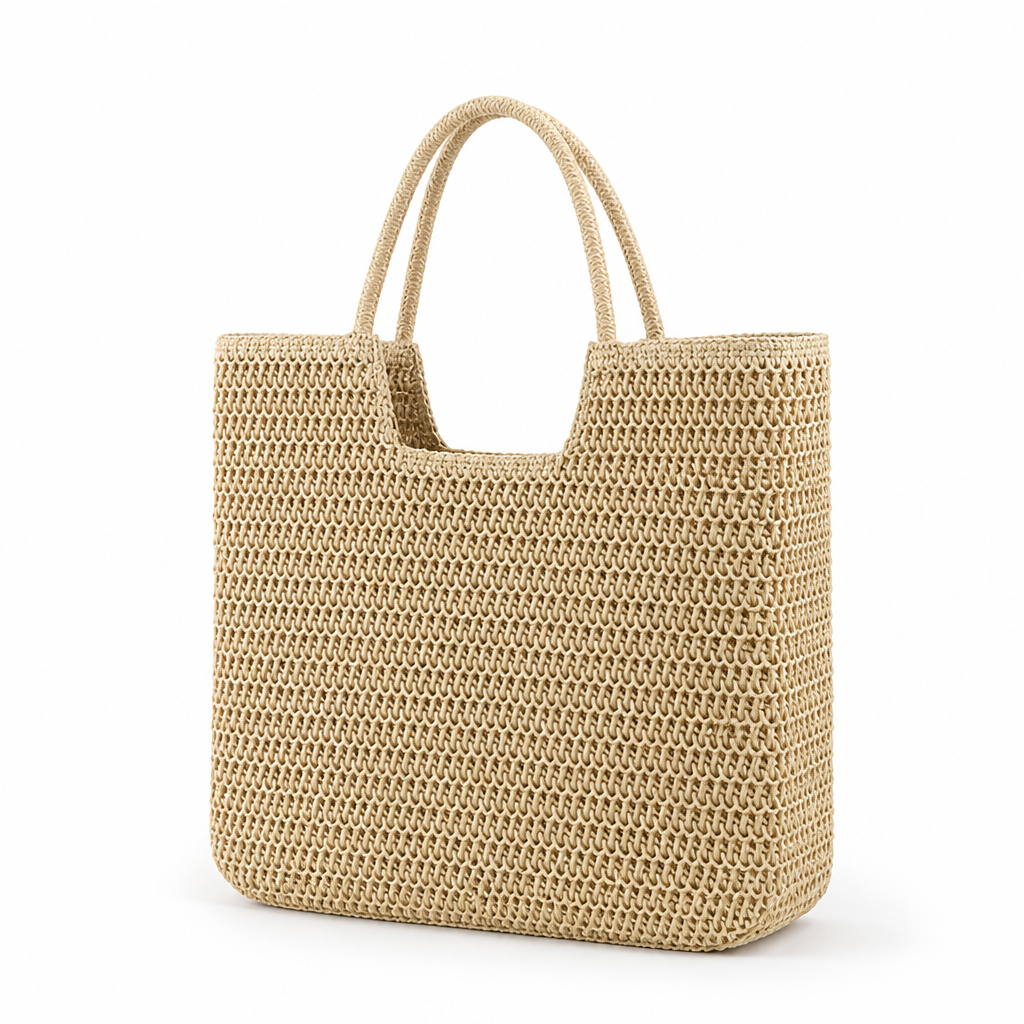 Handwoven Sea Grass Beach Bag