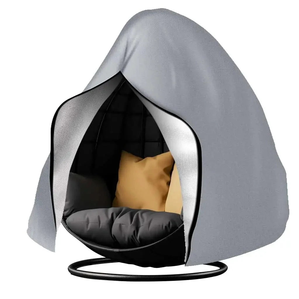 Hanging Chair Cover Waterproof UV-Resistant With Adjustable Hem & Zipper