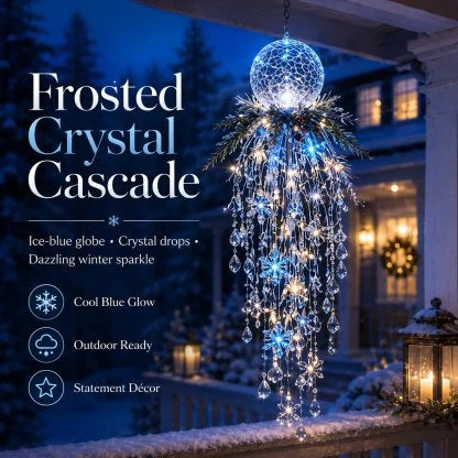 Hanging Christmas Lights Cascading LED With Remote Control
