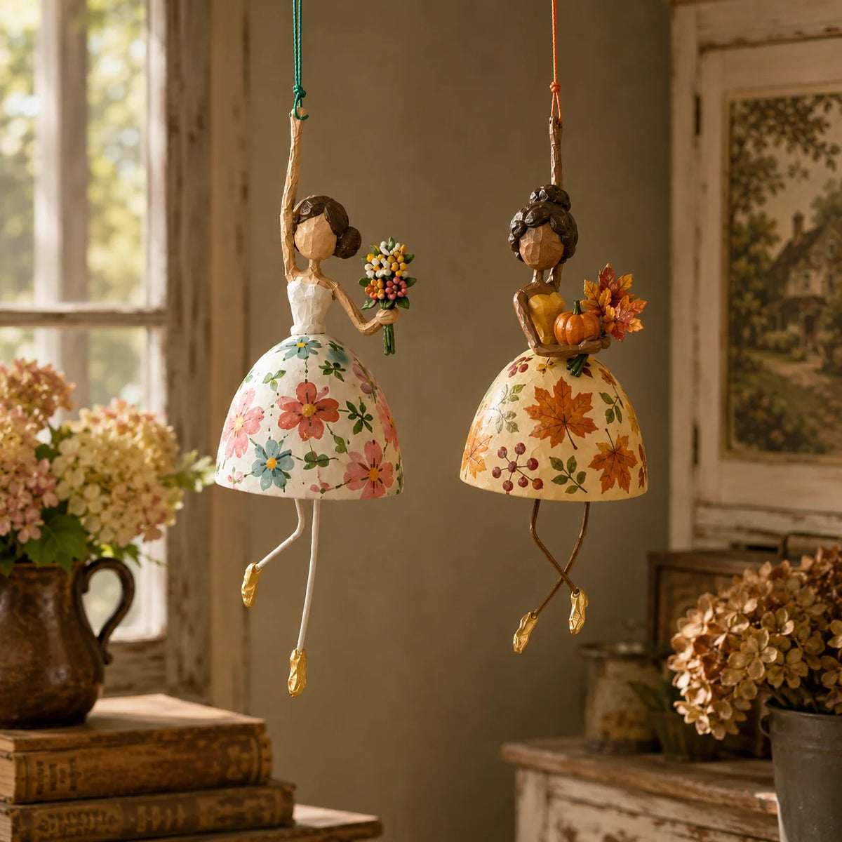 Hanging Figurine Lightweight Whimsical Gentle Swaying Movement
