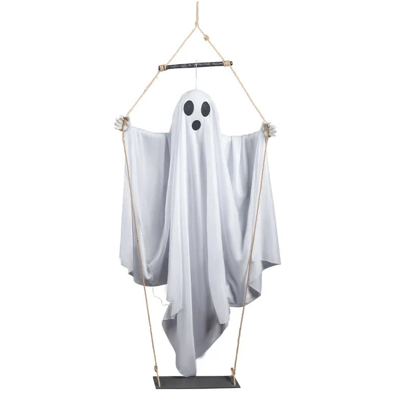 Hanging Ghost 61 Inch Tall Warm LED Weather-Resistant