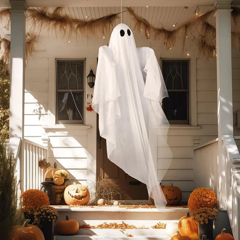 Hanging Ghost Decoration LED Lightweight Fabric Indoor & Outdoor