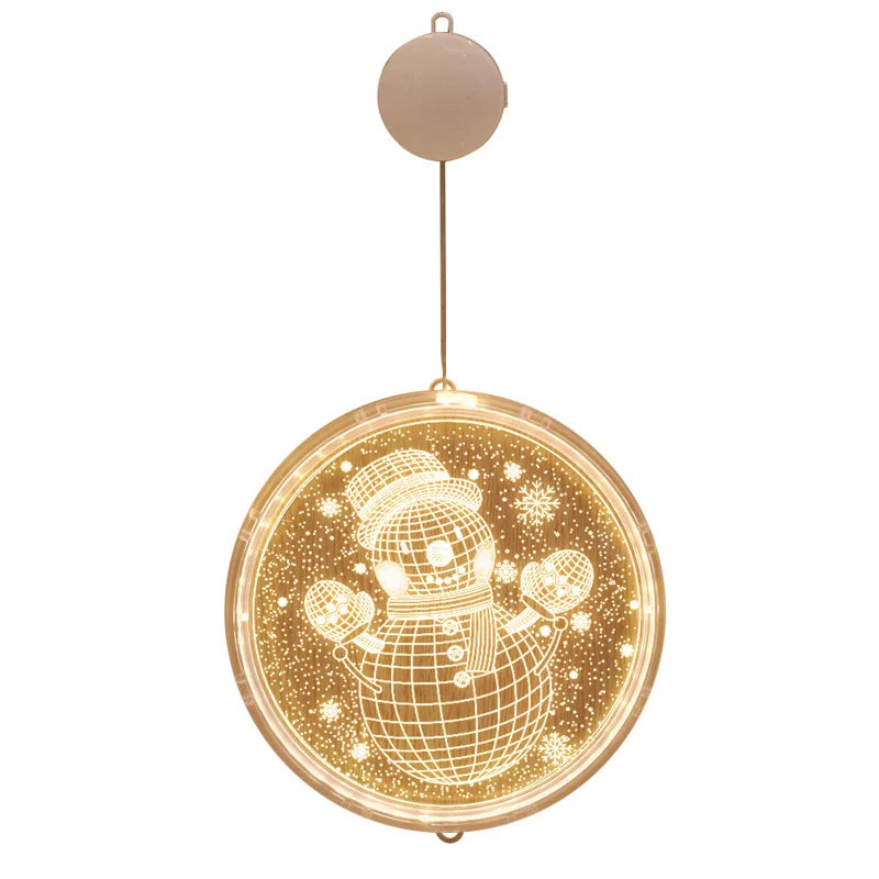 Hanging Light Energy-Efficient LED Snowman Indoor & Outdoor