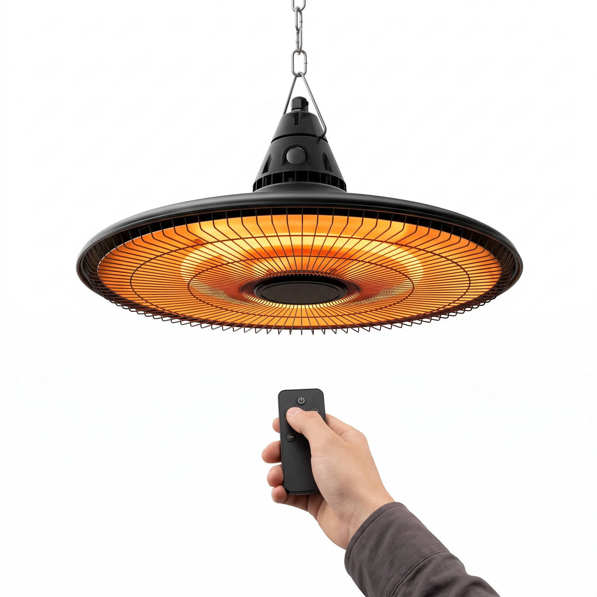 Hanging Patio Heater 1500W Carbon Fiber Remote