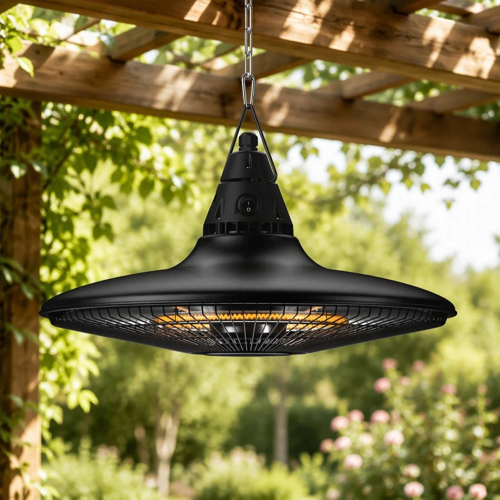 Hanging Patio Heater 1500W Carbon Fiber Remote