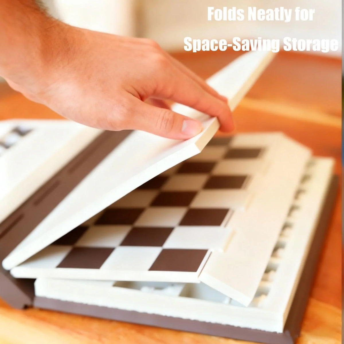 Hangman Board Game Foldable Magnetic Book-Style Design