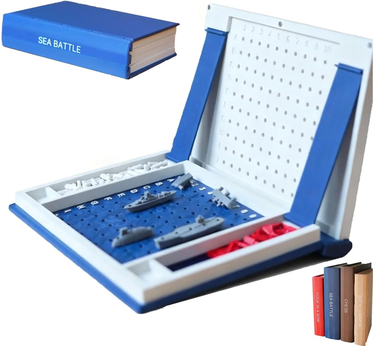 Hangman Board Game Foldable Magnetic Book-Style Design