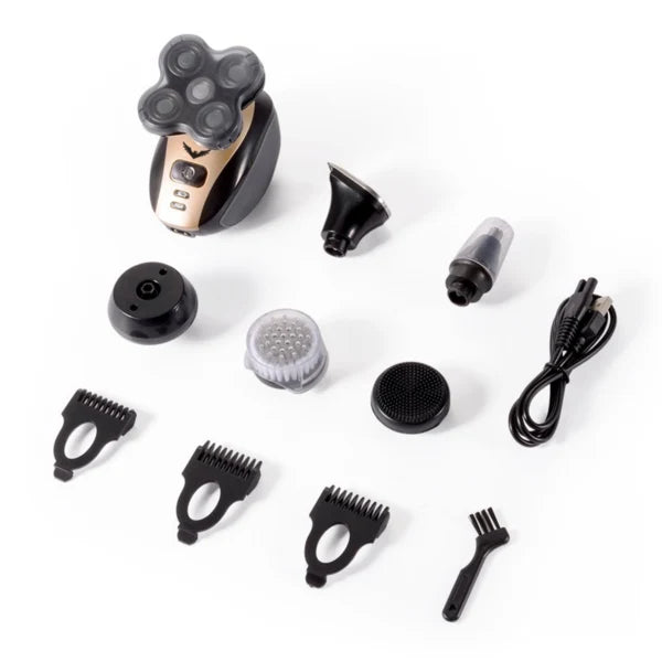 Head Shaver Five-Blade Flexible Waterproof & USB Rechargeable