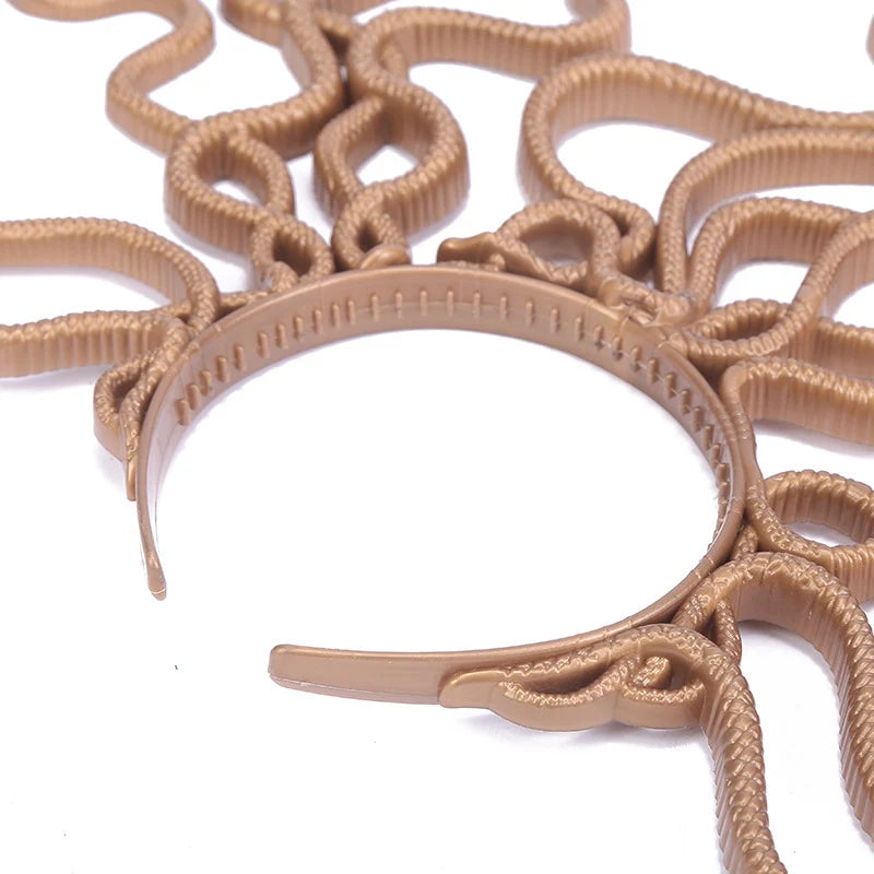 Headband Medusa Snake Design Adjustable Fit