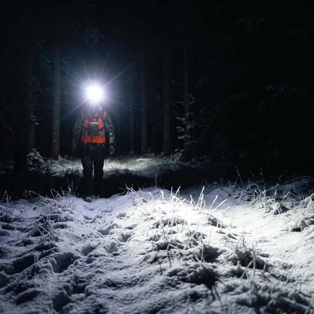 Headlamp 1,000 Lumens Red Light Rechargeable Battery