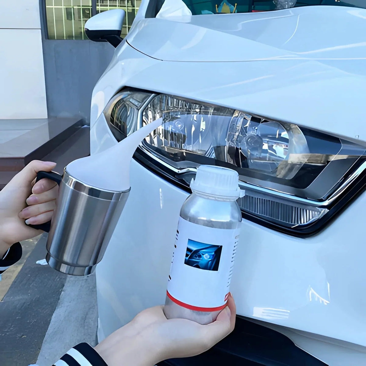 Headlight Restoration Kit Vapor Application 12V Powered UV-Resistant Coating