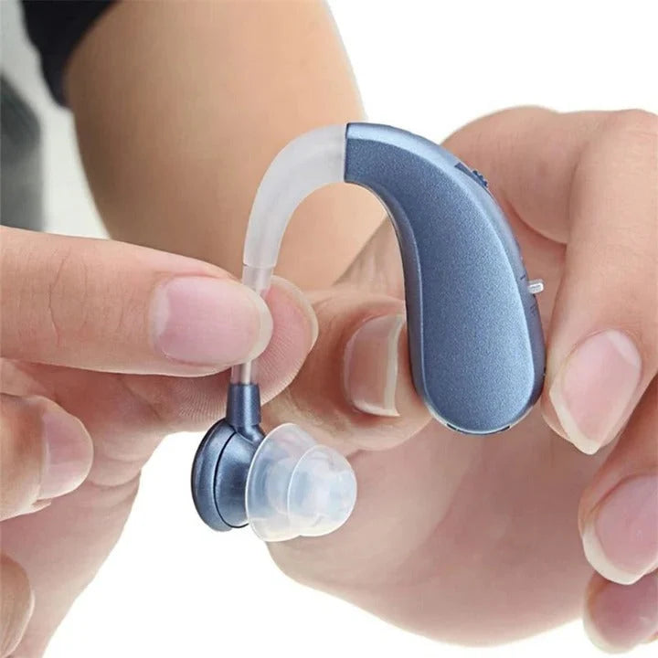 Hearing Amplifier Behind-the-Ear Rechargeable Wireless Streaming