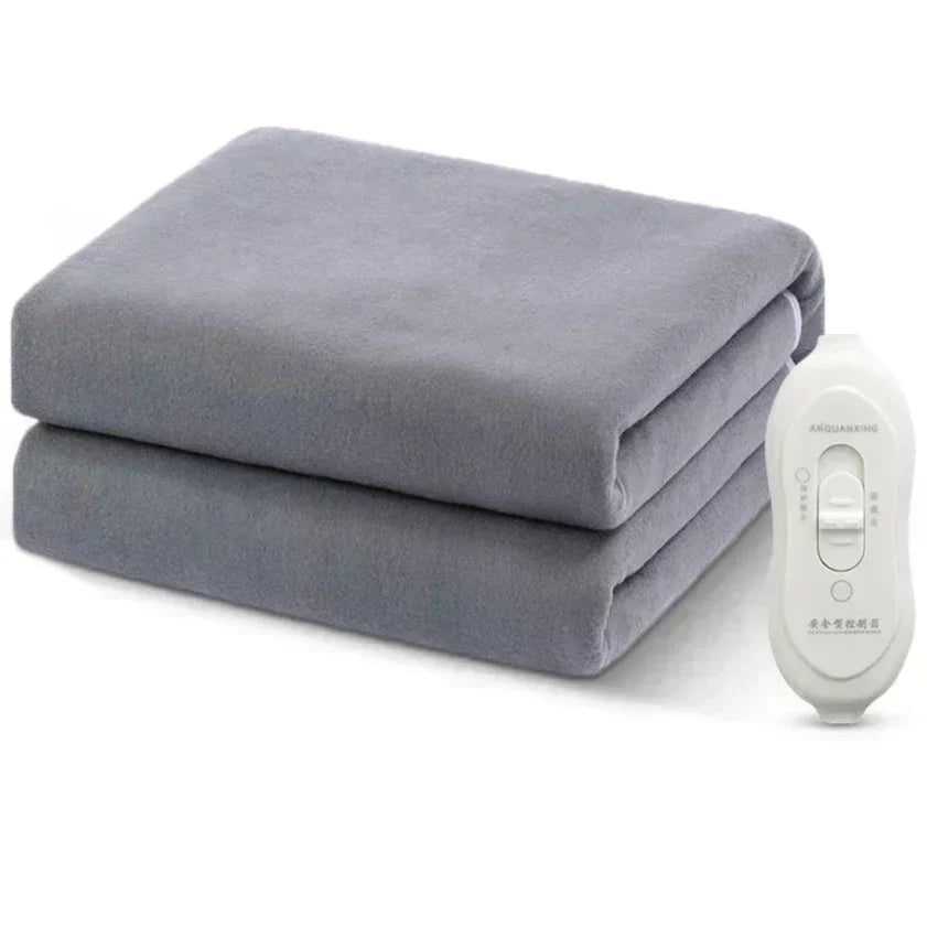 Heated Blanket Adjustable Thermostat Overheat Protection Auto Shut-Off