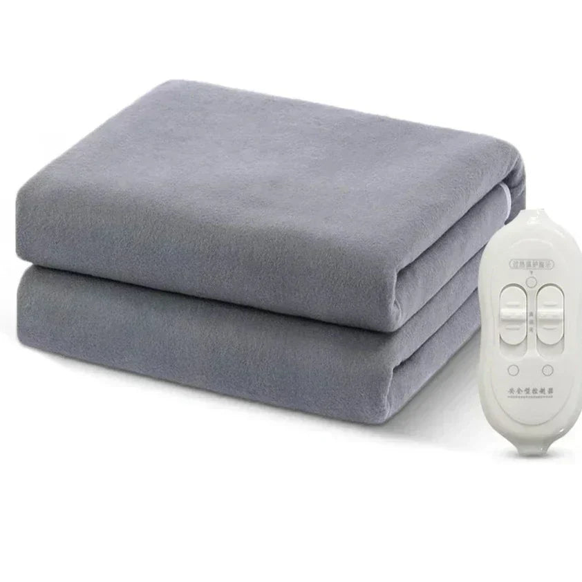 Heated Blanket Adjustable Thermostat Overheat Protection Auto Shut-Off