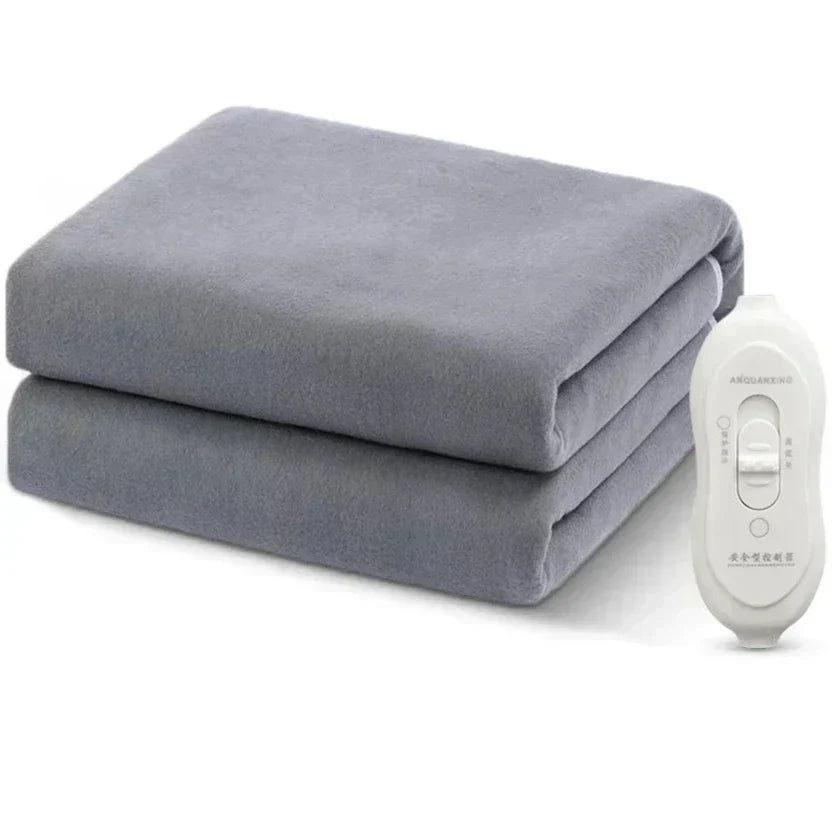 Heated Blanket Adjustable Thermostat Overheat Protection Auto Shut-Off