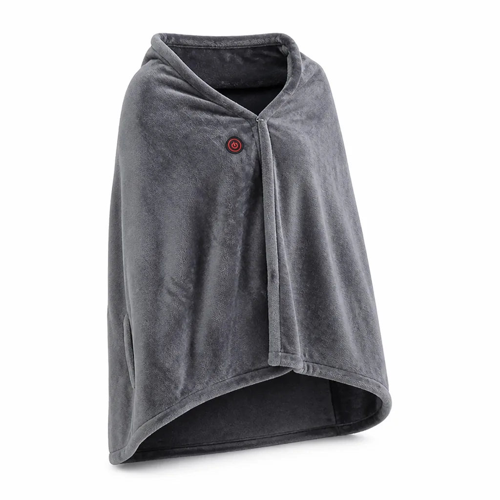Heated Blanket Shawl USB Rechargeable 3 Heat Levels