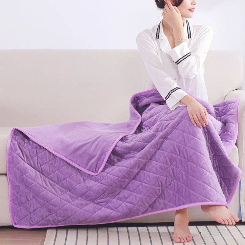 Heated Blanket USB-Powered Soft Lightweight Portable Warmth