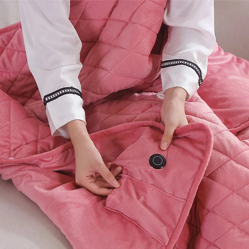 Heated Blanket USB-Powered Soft Lightweight Portable Warmth