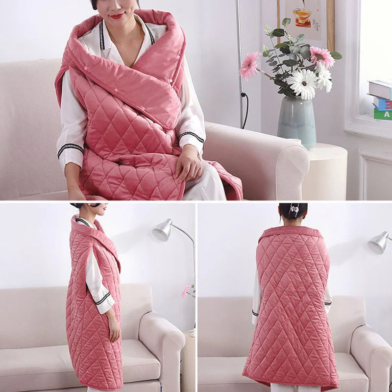 Heated Blanket USB-Powered Soft Lightweight Portable Warmth