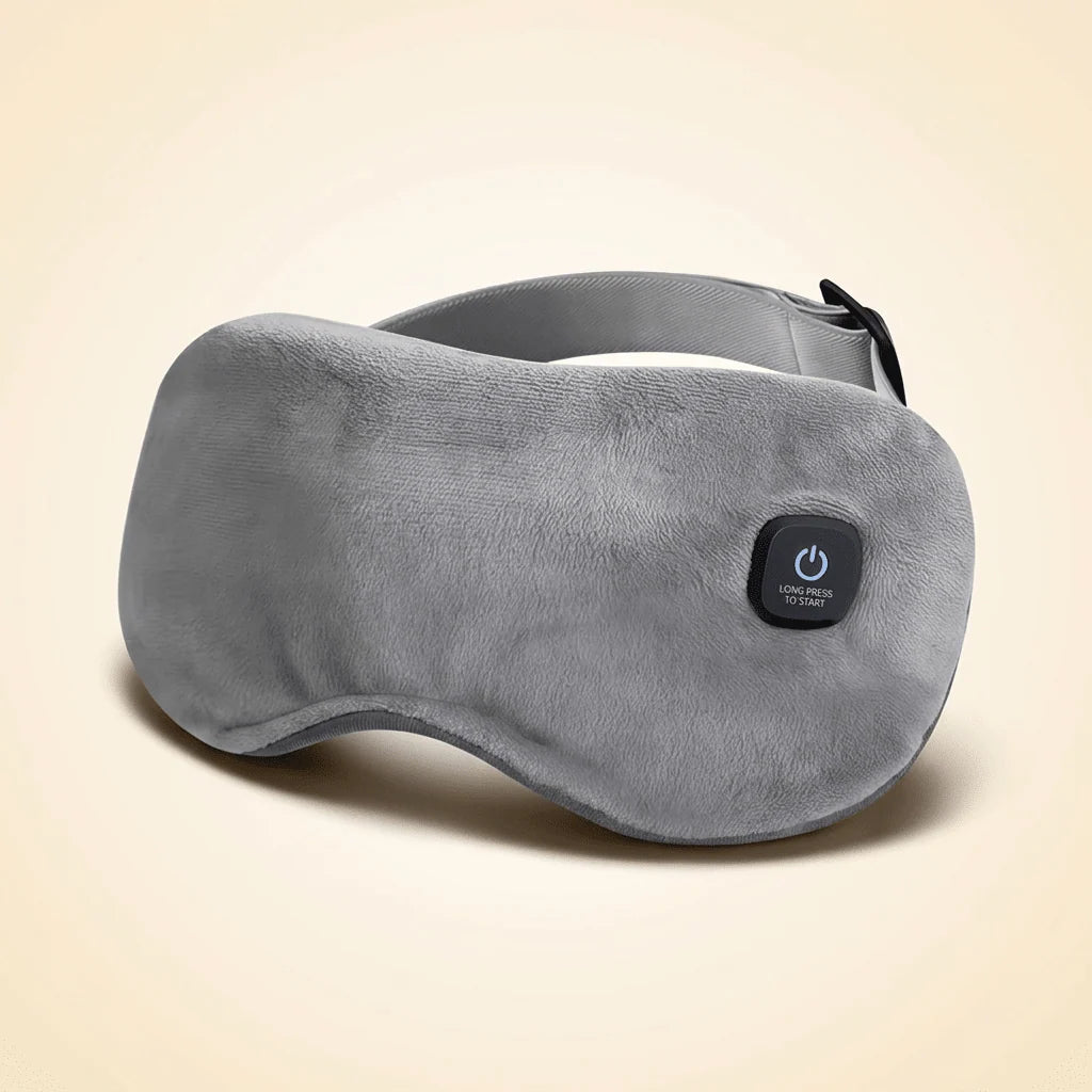 Heated Eye Mask Adjustable Warmth Complete Blackout Cordless Rechargeable