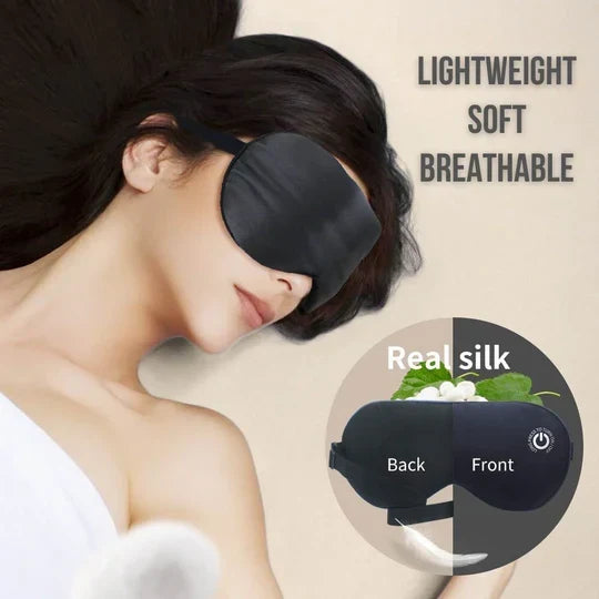 Heated Eye Mask Three Heat Settings USB Rechargeable Cordless