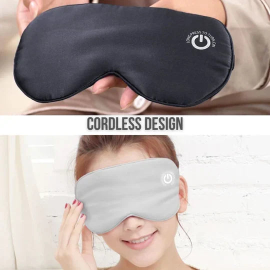 Heated Eye Mask Three Heat Settings USB Rechargeable Cordless