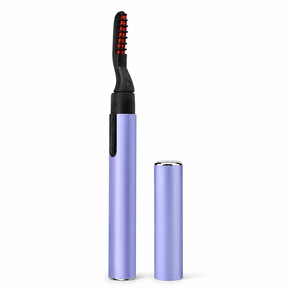 Heated Eyelash Curler Battery-Operated Anti-Damage Sensor