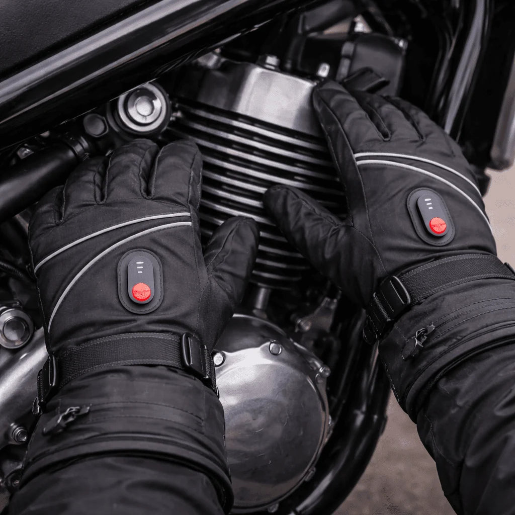 Heated Gloves Battery-Powered Weatherproof Ergonomic Grip