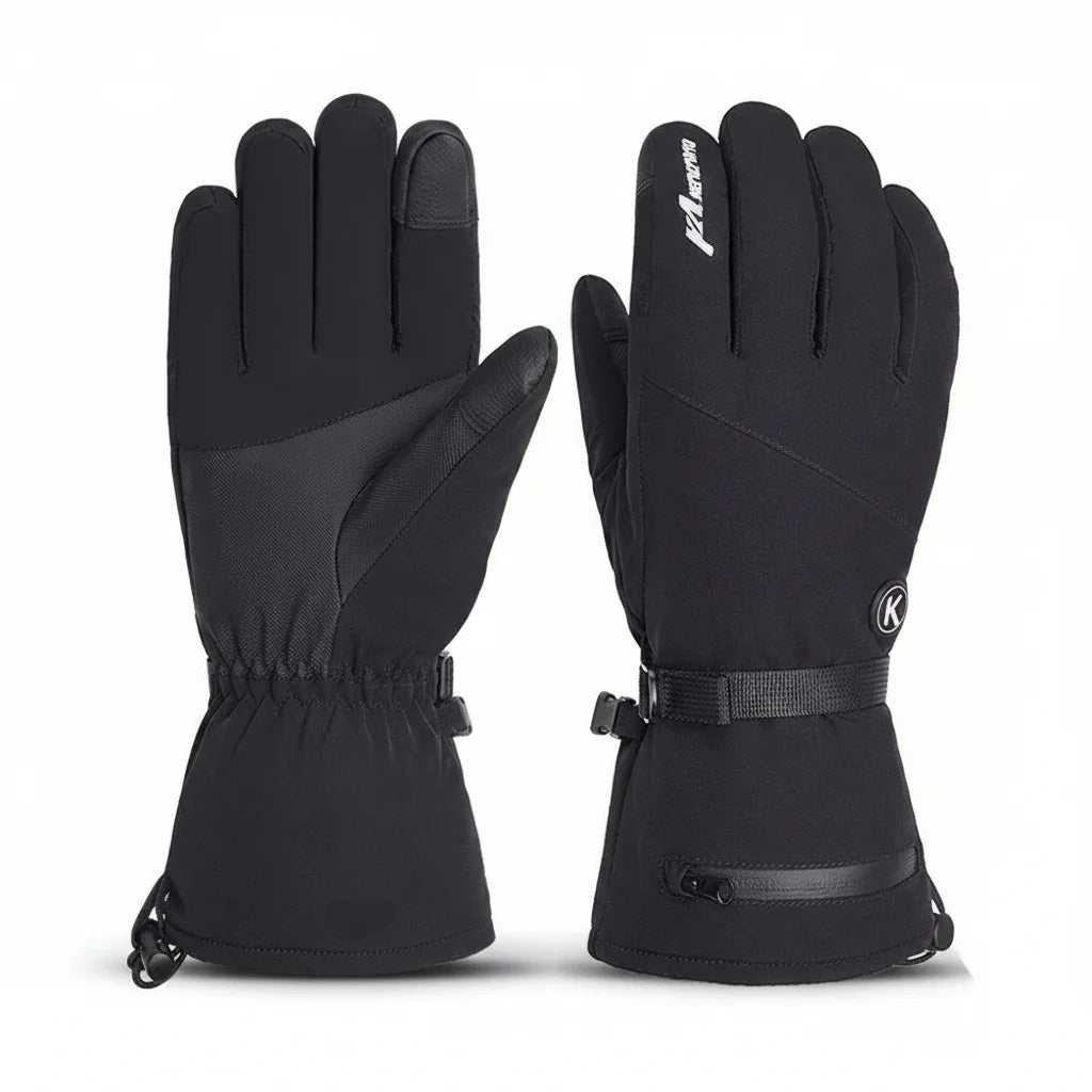 Heated Gloves Battery-Powered Weatherproof Ergonomic Grip