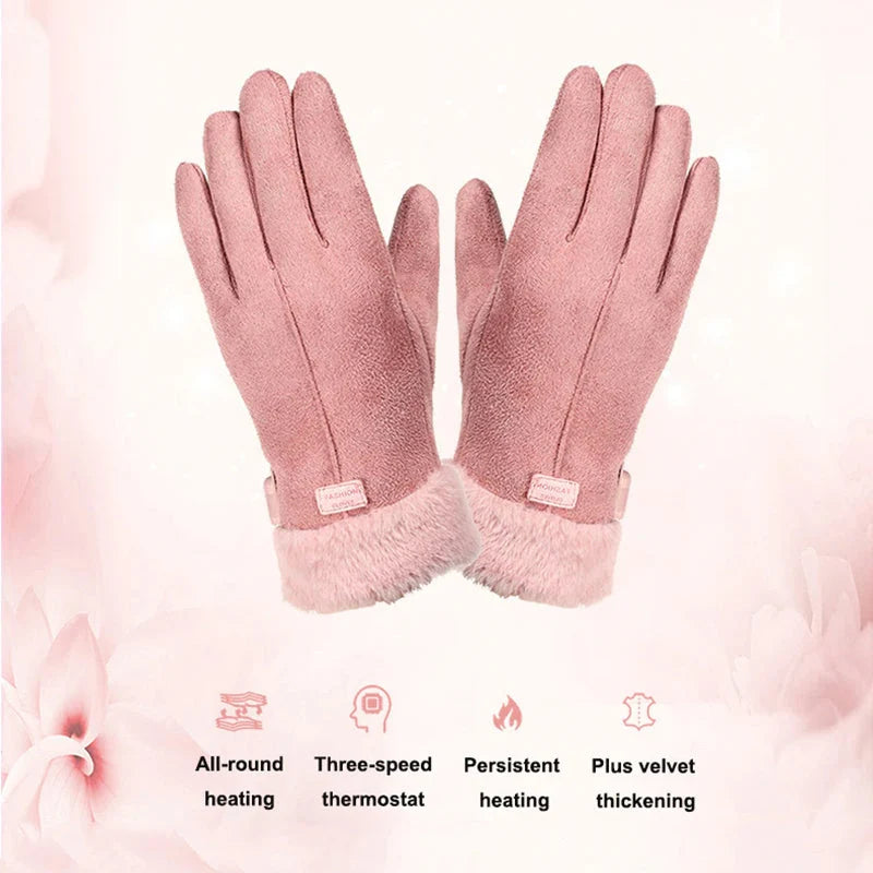 Heated Gloves Rechargeable Touchscreen Three Heat Settings