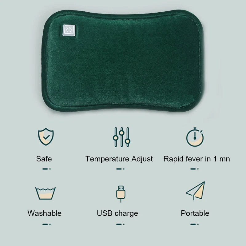 Heated Hand Muff Graphene Three Heat Settings USB-Powered