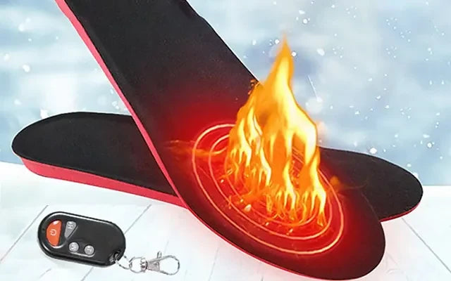 Heated Insoles Rechargeable Wireless Remote Slim & Breathable