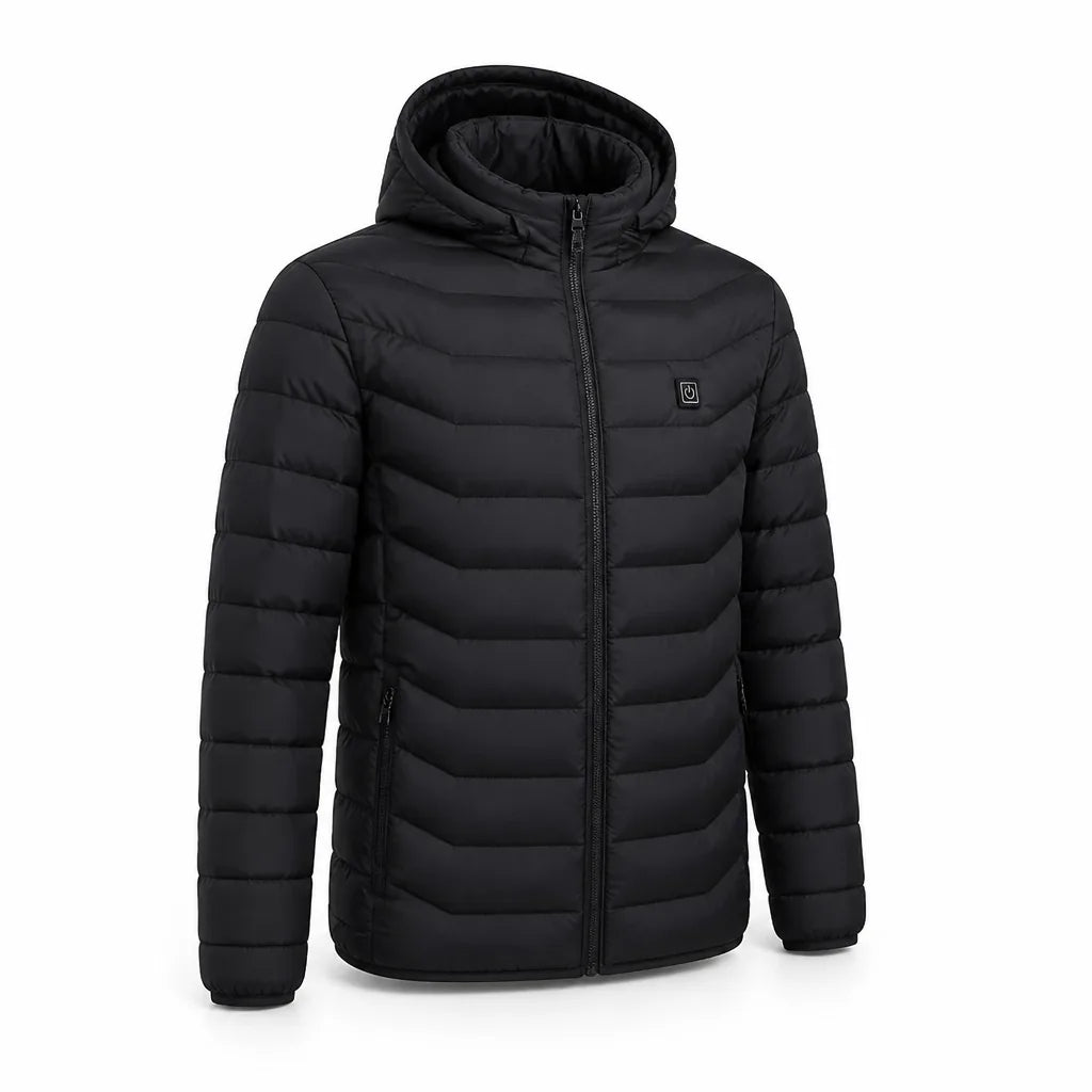 Heated Jacket USB-Powered Power Bank Pocket Water-Resistant