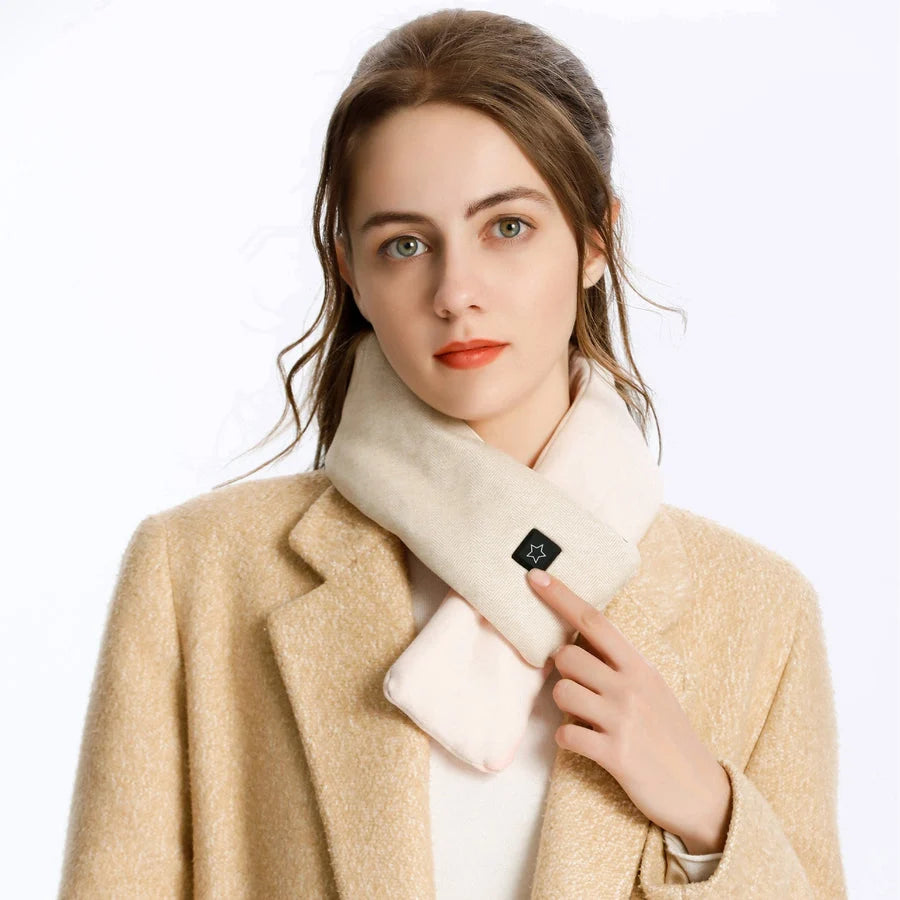 Heated Neck Scarf Graphene Heating USB-Powered Adjustable Heat