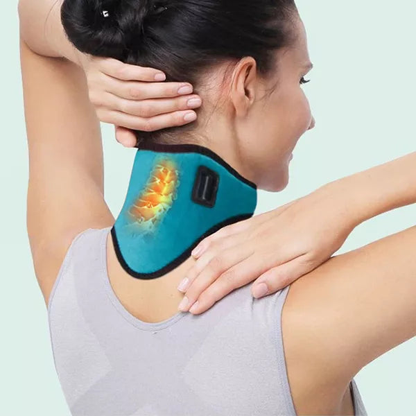 Heated Neck Wrap Ergonomic Flannel 3 Heat Settings