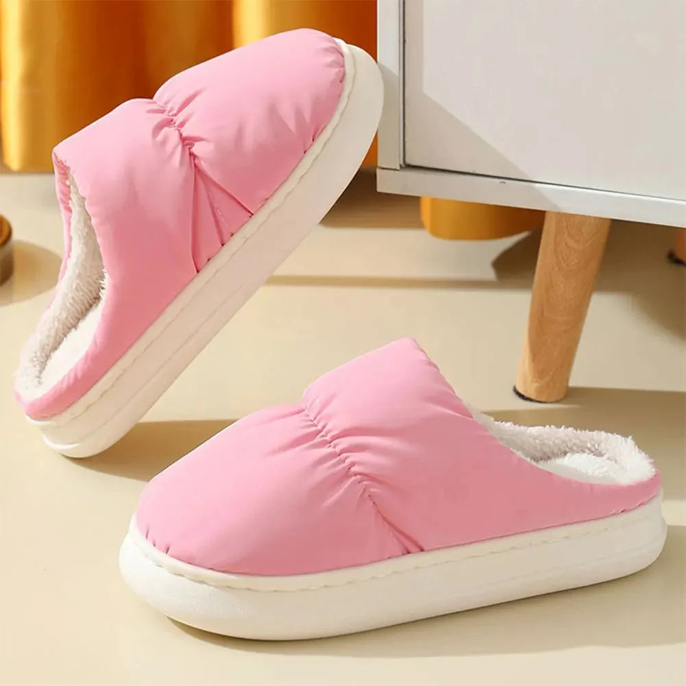 Heated Slippers USB-Powered Plush Lined Ergonomic Support