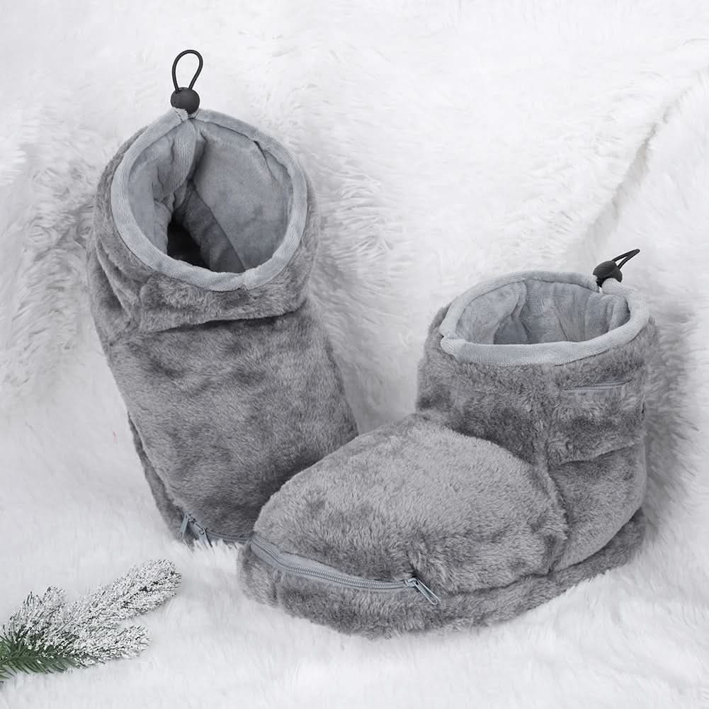 Heated Slippers USB-Powered Soft Plush Lining