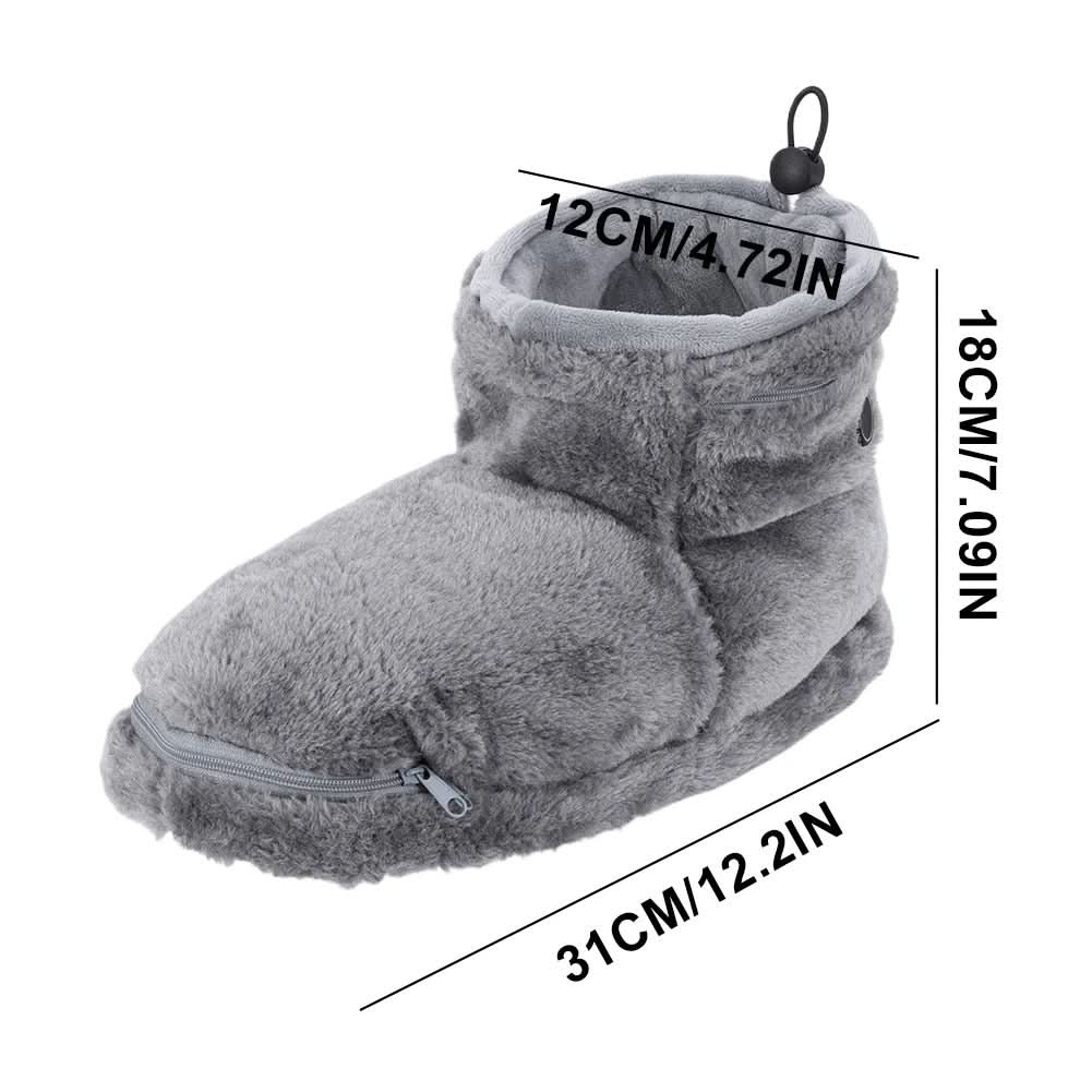 Heated Slippers USB-Powered Soft Plush Lining