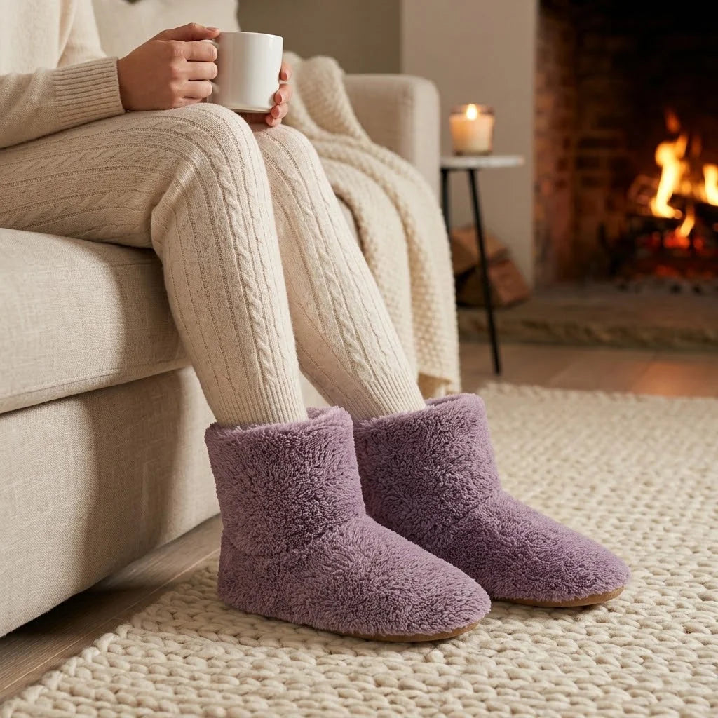 Heated Slippers USB-Powered Washable Non-Slip Sole