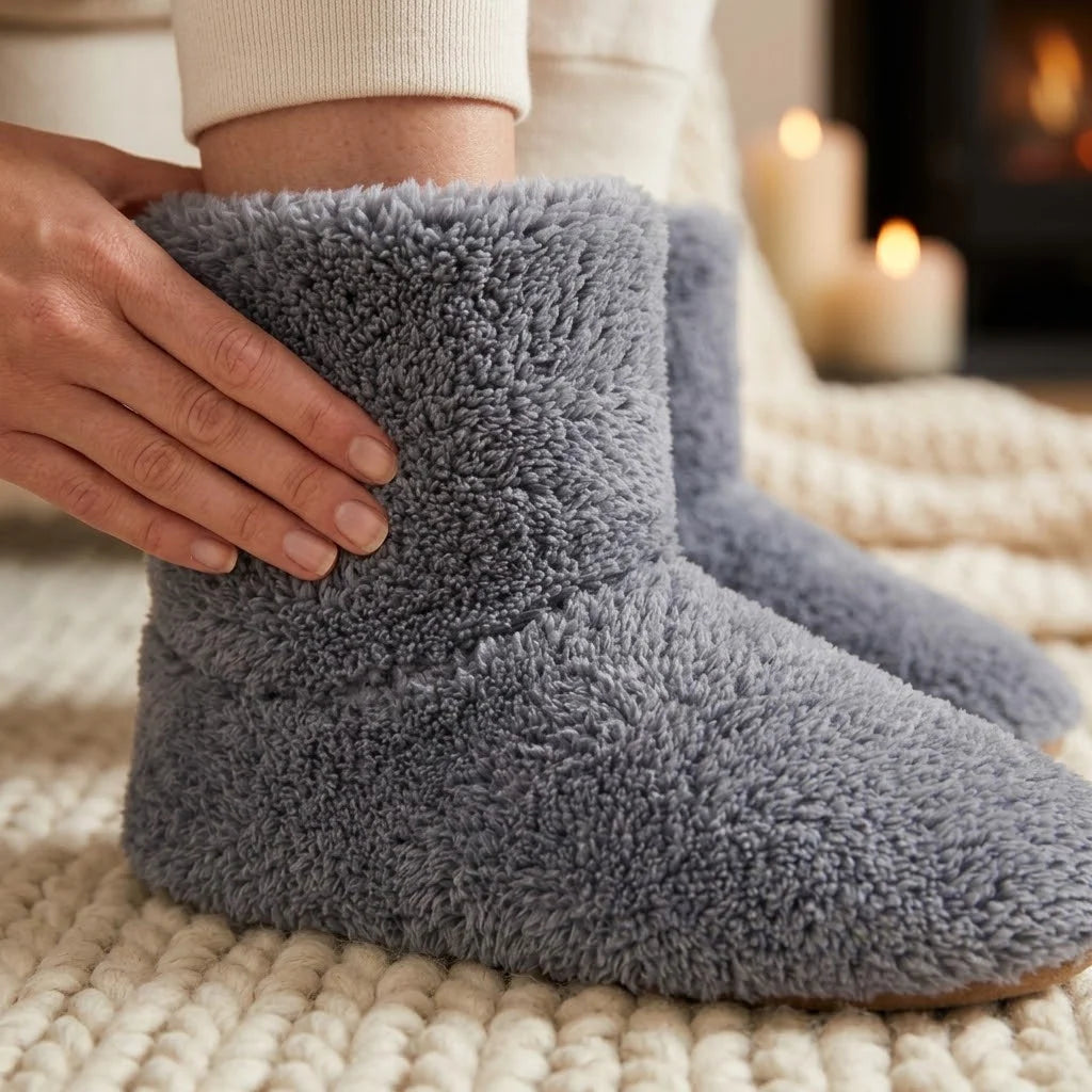 Heated Slippers USB-Powered Washable Non-Slip Sole