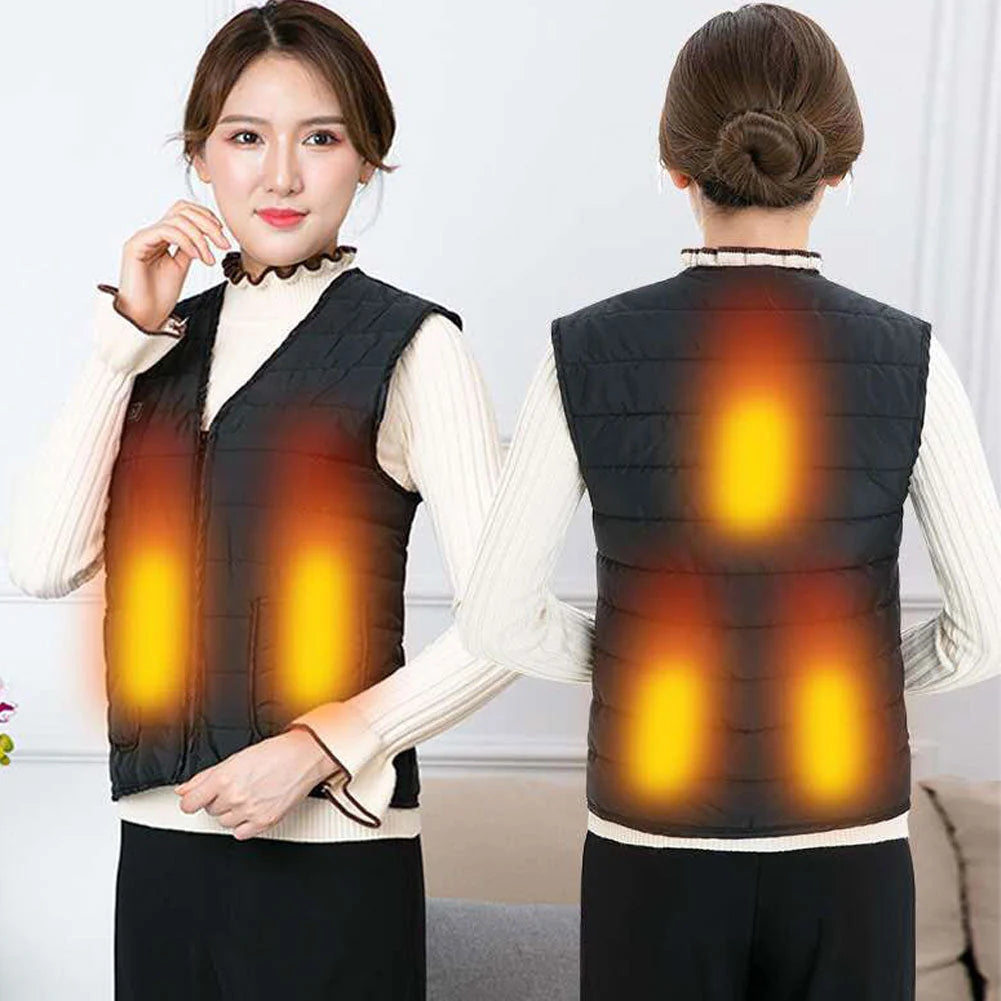 Heated Vest Five Heating Zones Three Settings