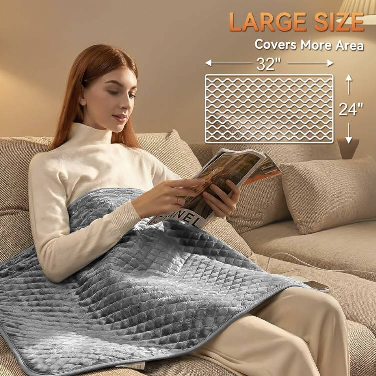Heating Pad King Size Six Heat Settings Automatic Shutoff