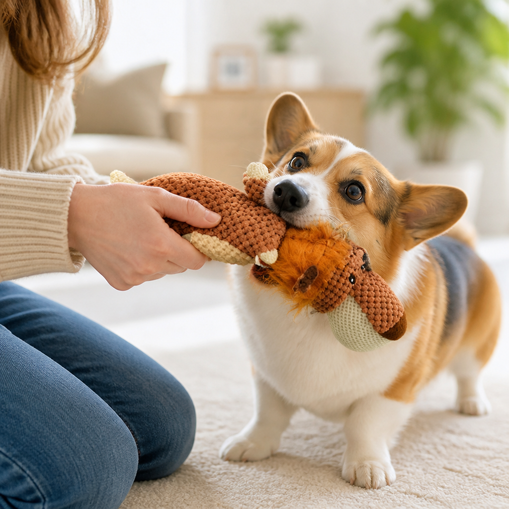 Heavy-Duty Dental-Cleaning Dog Chew Toy