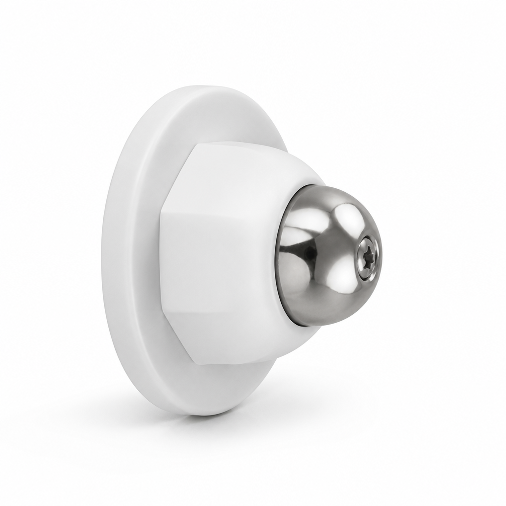 Heavy-Duty Magnetic Metal Door Stopper (Silicone Base)