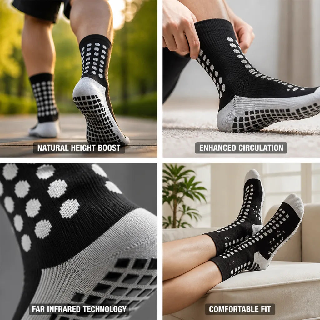 Heightening Socks Far Infrared Titanium Fiber