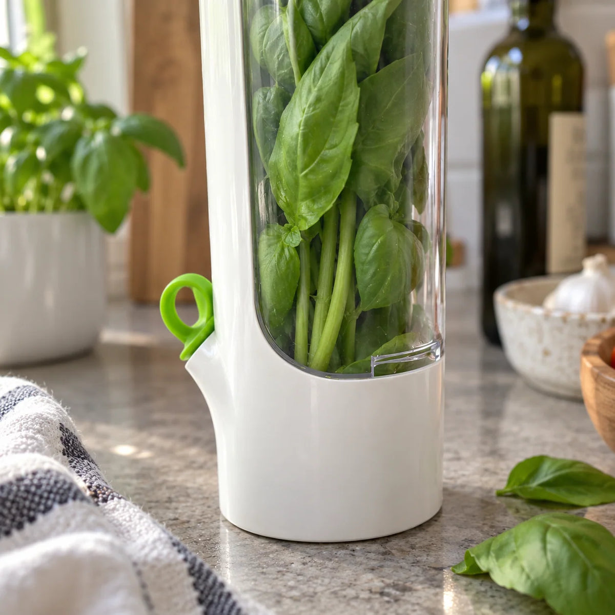 Herb Keeper Fresh Herb Storage Organizer