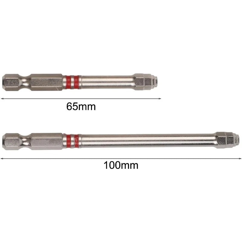 Hex Screwdriver Bit Set Magnetic Shock-Absorbing Torsion Zone
