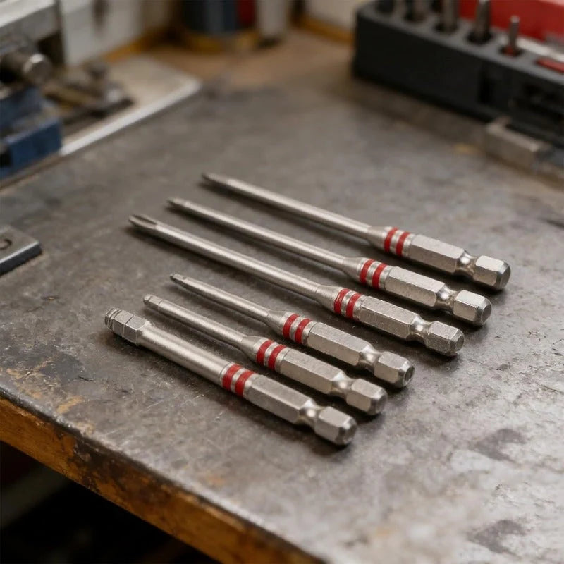 Hex Screwdriver Bit Set Magnetic Shock-Absorbing Torsion Zone