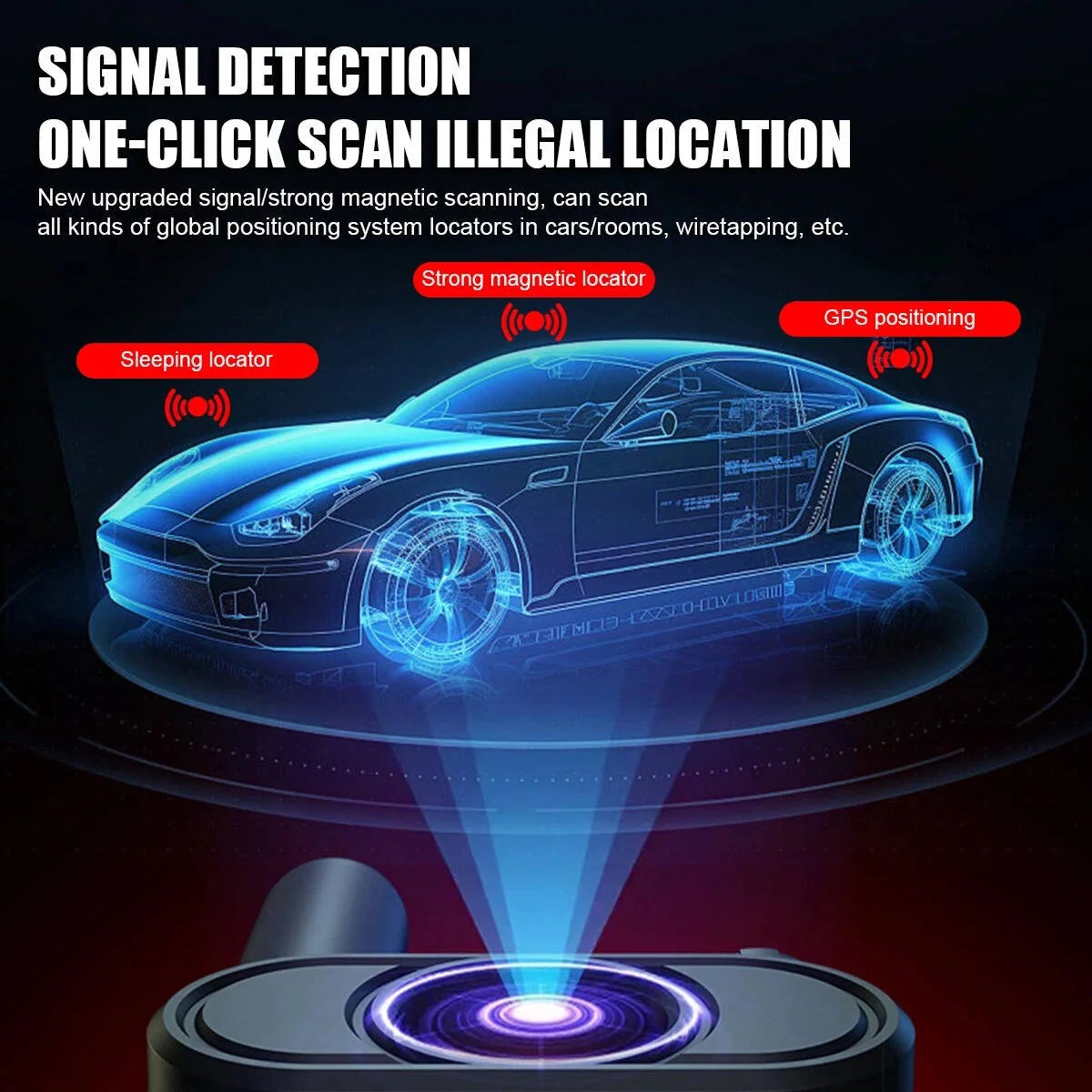 Hidden Camera Detector RF & Lens Detection